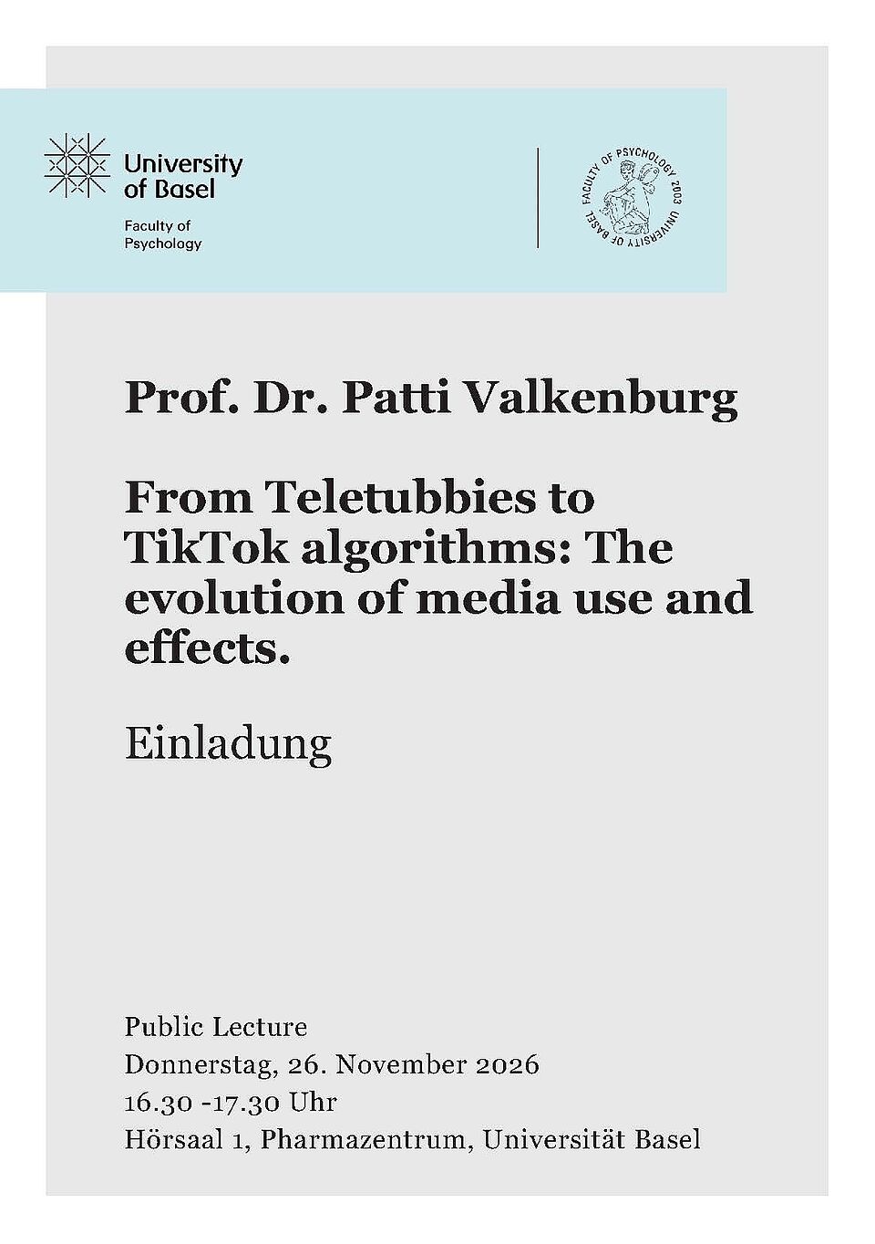 [Translate to Deutsch:] Event invitation for the presentation